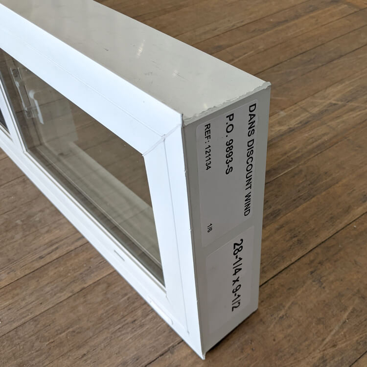 28.25" x 7.125" Basement Single Slider - Image 5