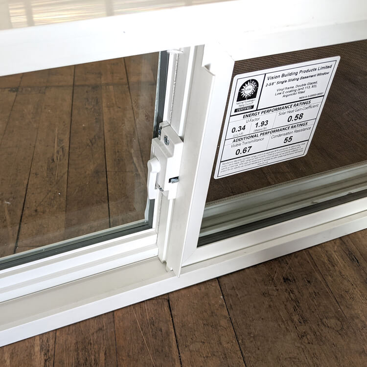 30" x 11.5" Basement Single Slider - Image 3